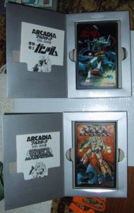 Macross and Gundam Arcadia Boxes (Inside)