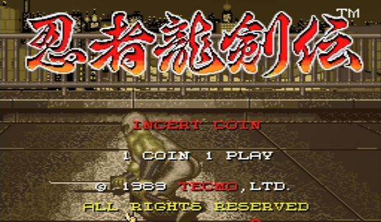 Ninja Gaiden - Title Screen