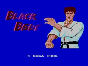 Title Screen for Black Belt