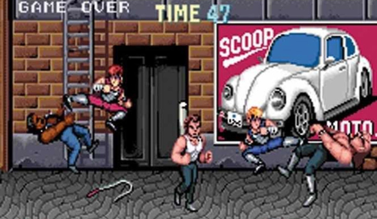 Double Dragon Arcade Screenshot