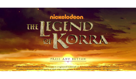 Legend of Korra - Title Screen
