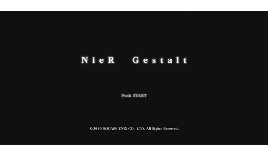 Nier Gestalt - Title Screen