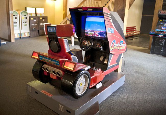 An original OutRun Cabinet