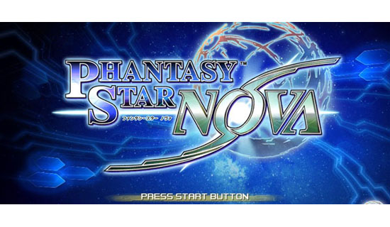 Phantasy Star Nova - Title Screen