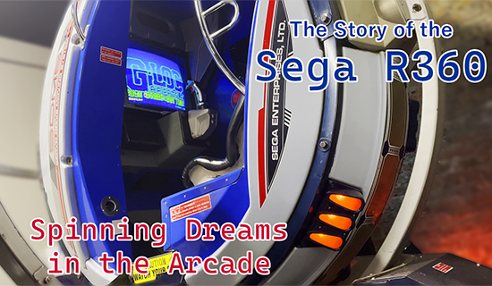 Sega's R360 standing in the Galloping Ghost arcade in Bookfield, Illinois.