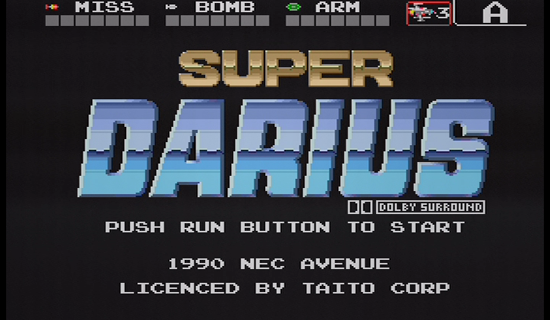 Super Darius - Title Screen