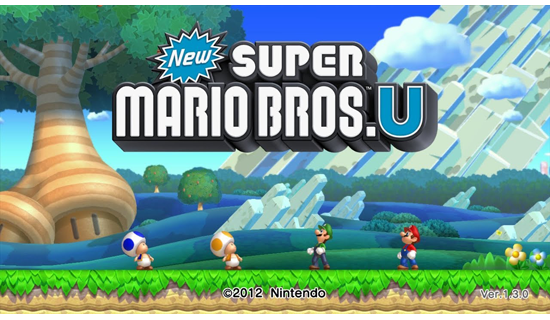 New super mario bros U